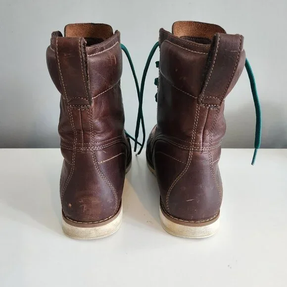 Timberland Earthkeepers Women's Brown Leather Boots. Size 6 - Picture 3 of 7